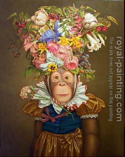 Dress Monkey 1 painting - Unknown Artist Dress Monkey 1 art painting